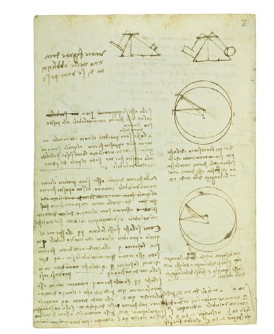 Codex on the Flight of Birds, Folio 3 Verso by Leonardo da Vinci